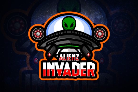 Alien Invader E-Sport Logo: A Versatile and High-Quality Design for Your Gaming Brand