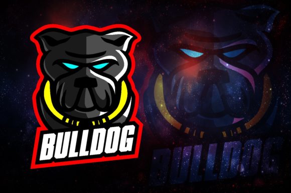 Black Bulldog E-Sport Logo: A Bold Brand Identity