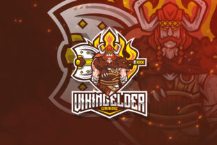 Discover the Versatility of Viking Elder Esport Logo Template