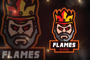 Flames King Logo: Elevate Your Esport Brand