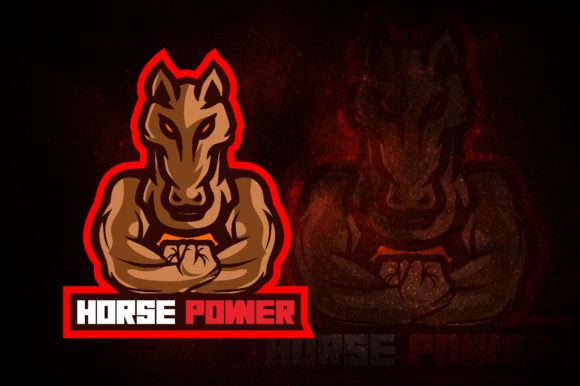 Horse Power E-Sport Logo: A Versatile and High-Quality Design for Your Gaming Team