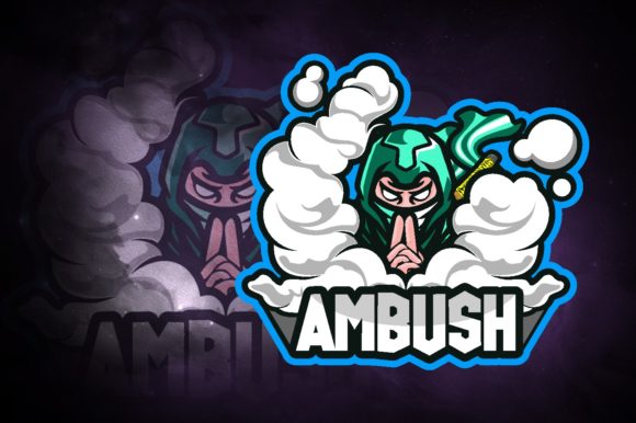 Ninja Ambush E-Sport Logo: A Perfect Emblem for Your Gaming Team