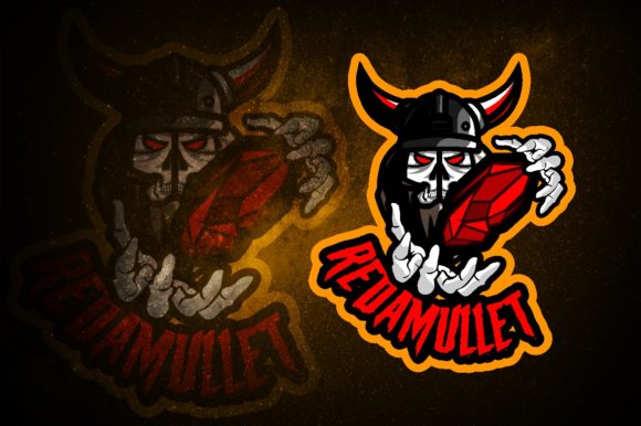 Red Amulet E-Sport Logo: Perfect for Your Team