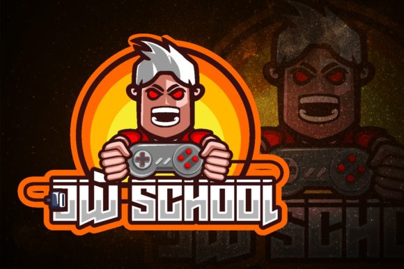 Reviving the Classics: The Old School Game E-Sport Logo for Modern Gaming Teams