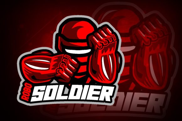 Robot Soldier E-Sport Logo: A Versatile and High-Quality Design for Gaming Teams