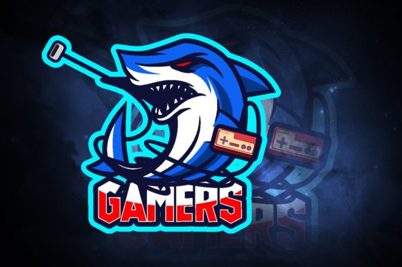 Shark Games E-Sport Logo: Perfect for Your Team
