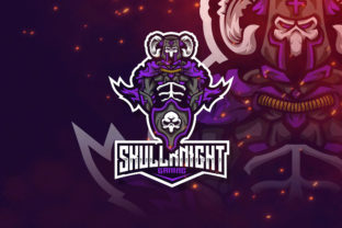 Skull Knight Esport Logo Template: A Versatile Design for Your Gaming Brand