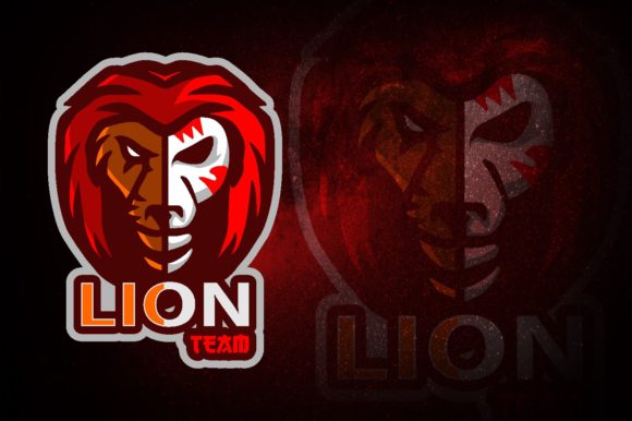 Skull Lion E-Sport Logo: A Versatile and High-Quality Branding Solution for Your Gaming Team
