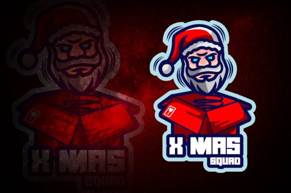 Strategic Use of the Santa Clause Surprise E-Sport Logo for Enhanced Branding and Gaming Team Identity