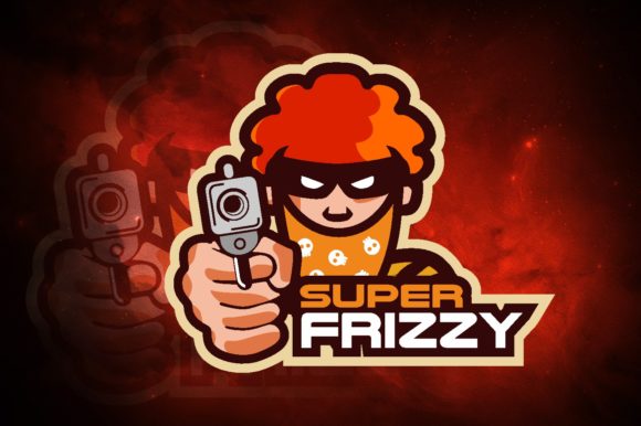 Super Frizzy Gun E-Sport Logo for Gaming Teams