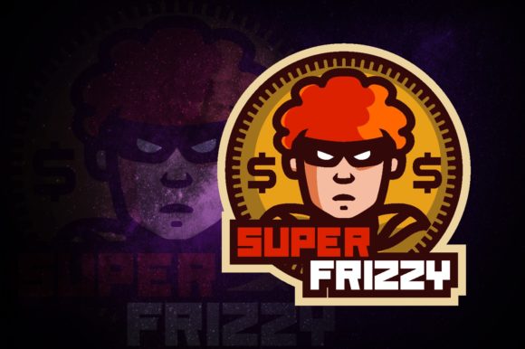 Super Power Frizzy E-Sport Logo for Your Team