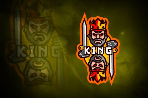 The King E-Sport Logo: Elevate Your Gaming Brand with a Professional Touch