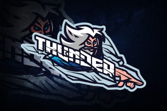 Thunder Zeus E-Sport Logo: Perfect for Your Team