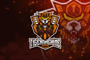 Tiger Machine Esport Logo Template