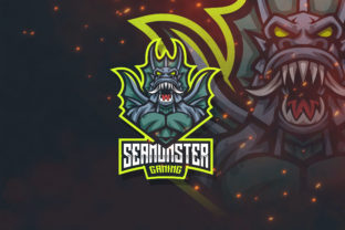 Unleash Your Brand with Sea Monster Esport Logo