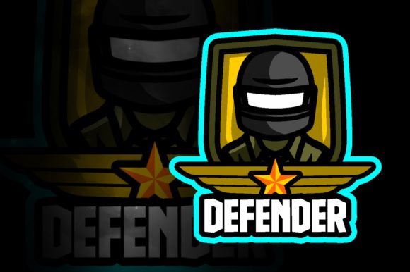 Unleash Your Gaming Team's Potential with the Defender Squad E-Sport Logo