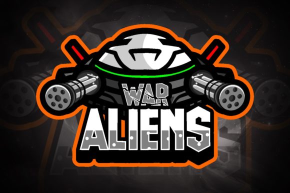 War Alien E-Sport Logo: Perfect for Your Gaming Team