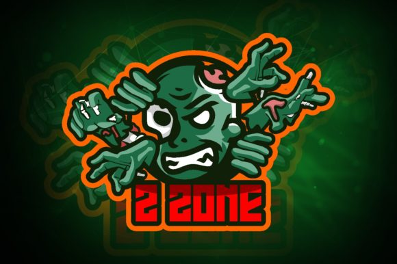 Zombies Plague E-Sport Logo: A Versatile and High-Quality Design for Gaming Enthusiasts